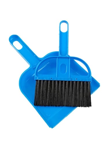 Brush Set Portable Plastic Brush Set (blue) used for Cage Cleaning of any Small Animals, Guinea pigs, Rabbits, Hamsters, Reptiles &amp; Hedgehogs