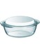 PYREX Glass Round Casserole with Lid Lt3.2 Cm26Xh10 House and Kitchen