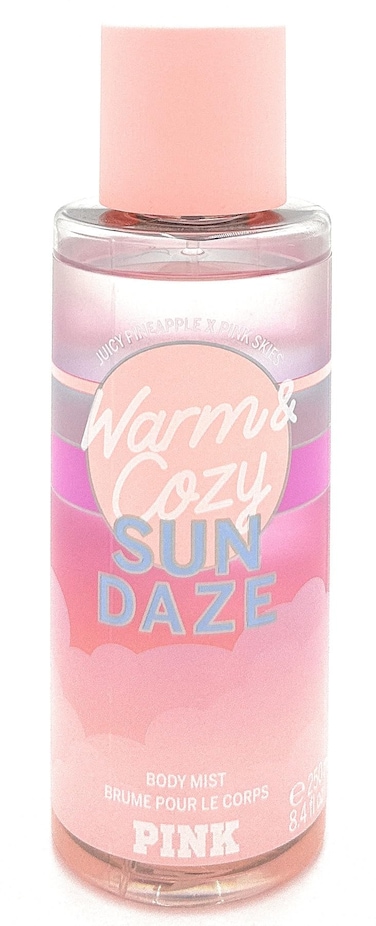 Victoria's Secret Pink Body Mist Warm &amp; Cozy Sun Daze 8.4 Fl Oz