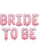 PartyDeco Foil Balloon Bride to be, 350x45 cm, pink