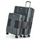 TACH Connectable 2 Pcs Luggage Set   20" &amp; 28" Spinner Luggage with TSA Locks   Hard Shell  Patented Built-In Connecting System Easily Links 6 Bags - Grey