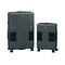 TACH Connectable 2 Pcs Luggage Set   20&quot; &amp; 28&quot; Spinner Luggage with TSA Locks   Hard Shell  Patented Built-In Connecting System Easily Links 6 Bags - Grey