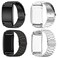 Replacement Strap For WHOOP 4.0 Three Beads Solid Metal Watch Band(Silver)
