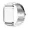 Replacement Strap For WHOOP 4.0 Three Beads Solid Metal Watch Band(Silver)