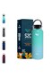 1200Ml Insulated Water Bottle With 3 Lids, Double Wall,Leak Proof, Stainless Steel Water Bottle With Straw Water Bottle For Gym, Water Bottle Thermos Flask For Hot Water Bottle (Sea Green)
