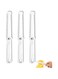 3Pcs Cheese Slicer, Cheese Cutter with Soft Handle, Portable Block Cheese Slicer, White Cheese Wire, Kitchen Gadgets, Multifunctional Butter Curler Tool for Hard and Semi-Hard Cheese Butter Chocolate