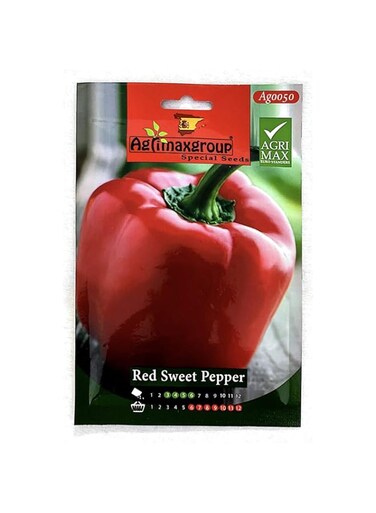 Agrimax Red Sweet Pepper Seeds