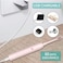 Necomi&reg;Sonic Electric Toothbrushes, USB Rechargeable Ultrasonic Tooth Brush with 4 Brush Heads 6 Cleaning Modes and Smart Timer IPX7 Waterproof Cleaning Toothbrushes for Adults and Kids(Pink)