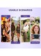 IVISMILE Purple Instant Whitening Strips, Natural Teeth whitening Strips Sensitive White Strips for Teeth whitening-7 Days for Smile Effective &amp; Gentle Dental Whitener Peroxide-Free,Deep Stains Removal （14 Pices）