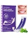 IVISMILE Purple Instant Whitening Strips, Natural Teeth whitening Strips Sensitive White Strips for Teeth whitening-7 Days for Smile Effective &amp; Gentle Dental Whitener Peroxide-Free,Deep Stains Removal （14 Pices）