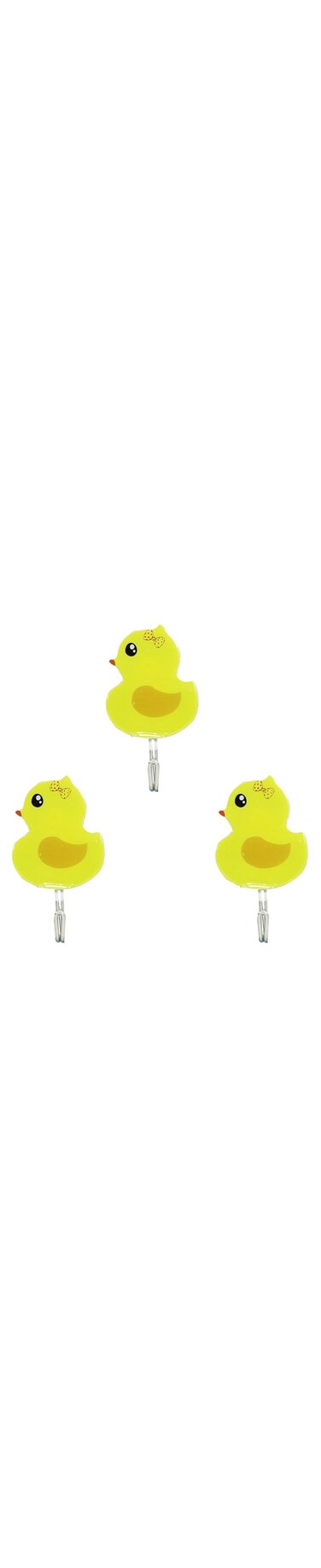 Hook Duck 3 PieceSet Versatile and Stylish Hooks for Home Decor Perfect for Hanging Coats Bags Towels and Accessories Cute Duck Design Adds a Fun Touch to Any Room Perfect for Kids Rooms