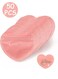 50 PCS Heart-Shaped Jewelry Bags, Transparent Resealable Bags, Mini Jewelry Organizer Bag for Jewelry