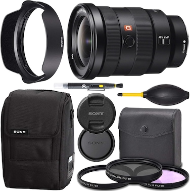 AOM Sony FE 16-35mm f/2.8 GM: Full Frame Lens (SEL1635GM) + Pro Starter Bundle Kit - International Version (1 Year Wty)