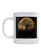 Moon Printed Mug White/Black/Beige
