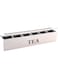 HIT Tea Box Wood, 6 Compartments, White