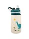 BrainGiggles Stainless Steel Kids Water Bottle with Straw &amp; Handle- Leakproof BPA Free Flask Baby - 400 ml Dinosaur Water Bottle for Kids and Toddlers- Water Bottle for School(Green)
