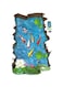 BPA Floor Sticker 3D Stereo Fish Pool Home Decoration for Bathroom Living Room Pond Wall Stickers