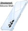 Case for Samsung Galaxy A13 4G Case Cover Clear Back Air Cushion Soft Silicone Shockproof Anti-Scratch Protective Bumper Shell Corner for Samsung Galaxy A13 4G (Samsung A13 4G)