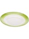 Servewell 23 Cm Delicate Green Rim Soup Plate Green