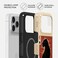 Mobcos iPhone 17 Pro Max Golden Panther Premium Case Compatible with Hybrid Dual-Layer Hard Shell + Silicone Protection - Scratch-Resistant Shockproof Mobile Cover