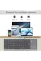 Foldable full-size Bluetooth keyboard with touchpad and PU leather cover for iOS, Windows &amp; travel.