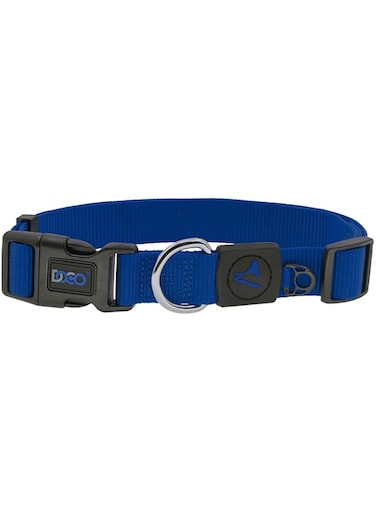 Doco Signature Nylon Collar, Large, Navy Blue