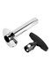 Steel Pineapple Peeler Silver/Black 83.7x83.7x245mm