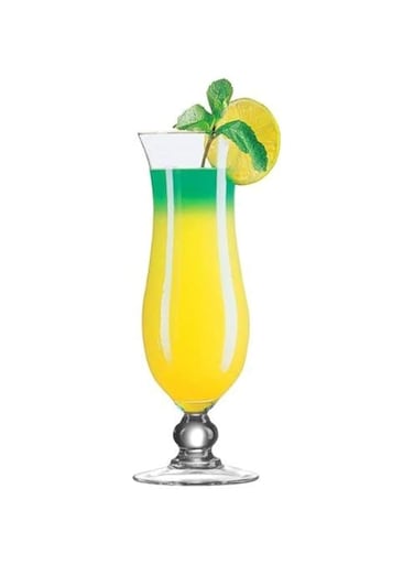 Arcoroc 6-PIECE ELEGANCE HURRICANE COCKTAIL GLASS SET Clear 25CL, 15 x 6 cm 10770