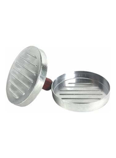 Press Hamburger Patties Maker silver 12cm