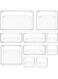 Puricon 10 Pcs Desk Drawer Organizers Trays Set Clear Plastic Storage Bins Bathroom Drawer Tray Dividers Vanity Trays Organizer for Bedroom Dresser Makeup Kitchen Utensil Office