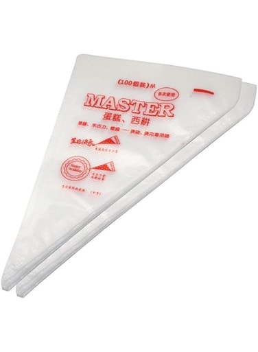 Disposable Pastry Bag - Piping Bags 11In - 200pc - Icing Piping Cake Cupcake Decorating Bags Fondant Cream Pastry Tip - Pastry Bags - Icing Piping Bags for Frosting - Ideal for Cakes and Cookies