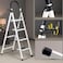 4-Step Foldable Anti-Slip Home Step Ladder with Wide Pedals, Portable Folding Step Stool for Kitchen, Living Room &amp; Garage