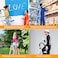 4-Step Foldable Anti-Slip Home Step Ladder with Wide Pedals, Portable Folding Step Stool for Kitchen, Living Room &amp; Garage
