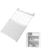 1-Piece Adjustable Storage Rack Expandable Separator Shelf for Wardrobe, Cupboard, Bookcase Compartment Collecting, Extended to 100cm, 45x60cm