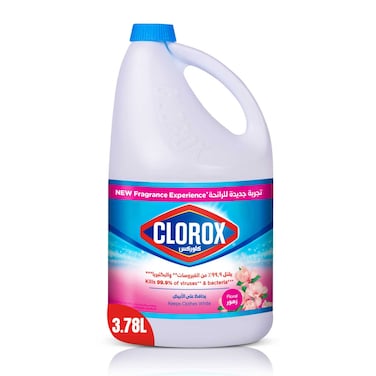 كلوركس مبيض سائل برائحة الورد 3,78 لتر