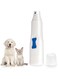 Minta Dog Electric Nail File Grinders, Pet Nail Trimmer, Electric Nail Grooming Tool, Low Noise, Long Working Time, Painless Nail File, Suitable for Small Medium Large Breed Dog and Cat