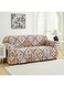 GHAKKE All-inclusive sofa cover with skirt, elastic sofa cover, fashionable printed universal sofa cover, washable non-slip elastic soft sofa cover, living room and bedroom (Single Seats)