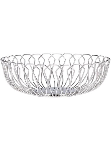 Regent Stainless Steel Round Spoke Basket - 17 Cm - Silver