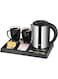 Hotel Kettle Set with 2 Ceramic Cups &ndash; 1 Liter Capacity, 1500W Power