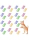 DVEHGF 40Pcs Colorful Cat Spring Toys, Cat Toy Spring, Interactive Cat Spring Toys, Plastic Coil Spiral Springs for Cat Kitten Pets Novelty Gift (4 Colors)