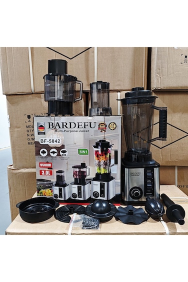 2.5L 3L 6 in 1 Kitchen Appliances Commercial Mixer Smoothie Juicer Food Processor Silver crest Heavy