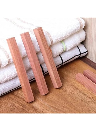 Cedar Blocks for Clothes Storage 5 Cedar Sticks, 100% Aromatic Red Ceder Blocks, Cedar Planks, Cedar Accessories for Closets Storage