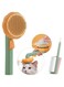 halamodo Cat Brush for Shedding and Grooming-Pet Groomer Shedding Grooming Tools Dog Hair &amp; Tangles Removal Brush-Self Cleaning Slicker with Sticky Fluff Roller