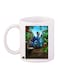 Rio Printed Coffee Mug White/Brown/Blue