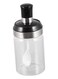 1-Piece Glass Oil Bottle with Spoon, Soy Sauce and Condiment Dispenser for Household Use