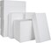 Pack of 12 Foam Blocks, 20 x 10 x 5 cm, White Rectangular Foam Blocks, Polystyrene Blocks, Modelling Foam Block for Sculptures, Modeling, Crafts, Flower Arrangement