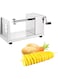 ELTERAZONE Stainless Steel Manual Spiral Potato Chips Slicer, Tornado Potato Chips Cutter with Vegetable Slicer for Kitchen, Light Weight, Versatility