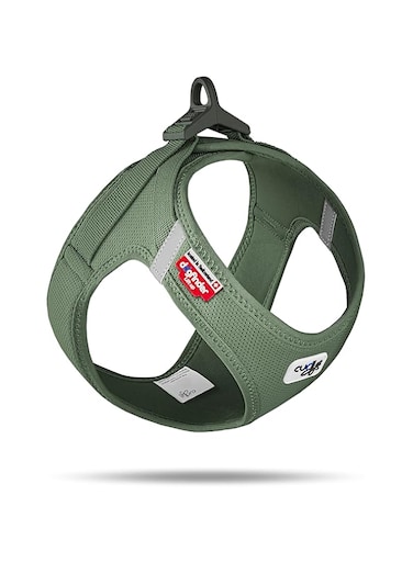 Curli Vest Harness with Curli Clasp Air Mesh for Dogs - MOSS/XXS