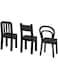 Digital Shoppy FJANTIG Hooks in Chair Shape - Pack of 3 (Black)