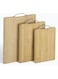 3pack Bamboo Wood Cutting Chopping Set, Serving Board with Easy-Grip Handle